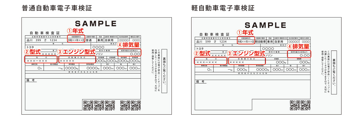 車検証の見方